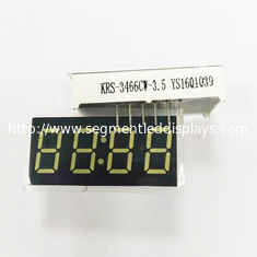 4 cijfers 7 Segment Mini Led Clock Display het Wit van de 0,36 Duimanode