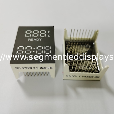 Witte kleur aangepast 7 segment led display voor keukenapparaat oven OEM ODM service